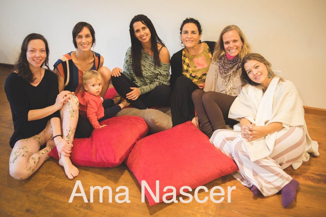 (AMA Nascer Team) Gabriela Zanella, Maristela Sens, Ana Paula Roberti, Naoli Vinaver, Marcela Flueti & Mayra Calvette.